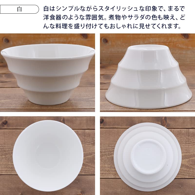 EAST table Ramen Mino made in microwave dishwasher safe bowl, lightweight, 19cm, border, ware, white, 712-024-03, Japan, stylish, safe,