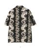 AVIREX Aloha Shirt Dragon Rise Size L 010 Black (WEB&DEPOT Exclusive) Men's 783-5123024
