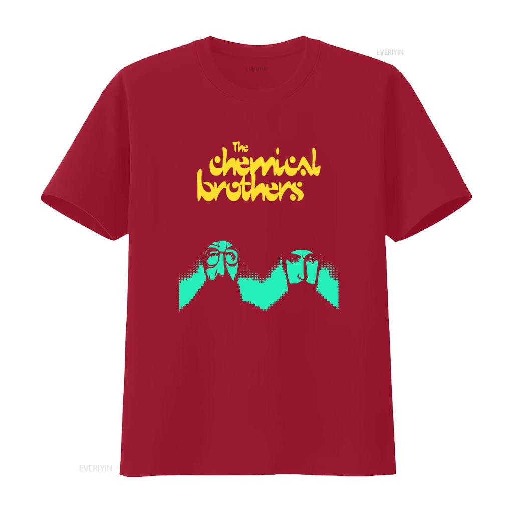 The Chemical Brothers T Shirt Retro Design High Quality Print Perfect for Fans Vintage Washed Versatile Graphic Slightly