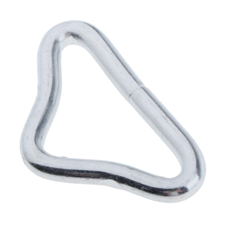 10Pcs Triangular Rings Buckles Rings V-rings Replacement Repair Trampoline Triangular Buckles Wear Resistant Part Rings Buckles