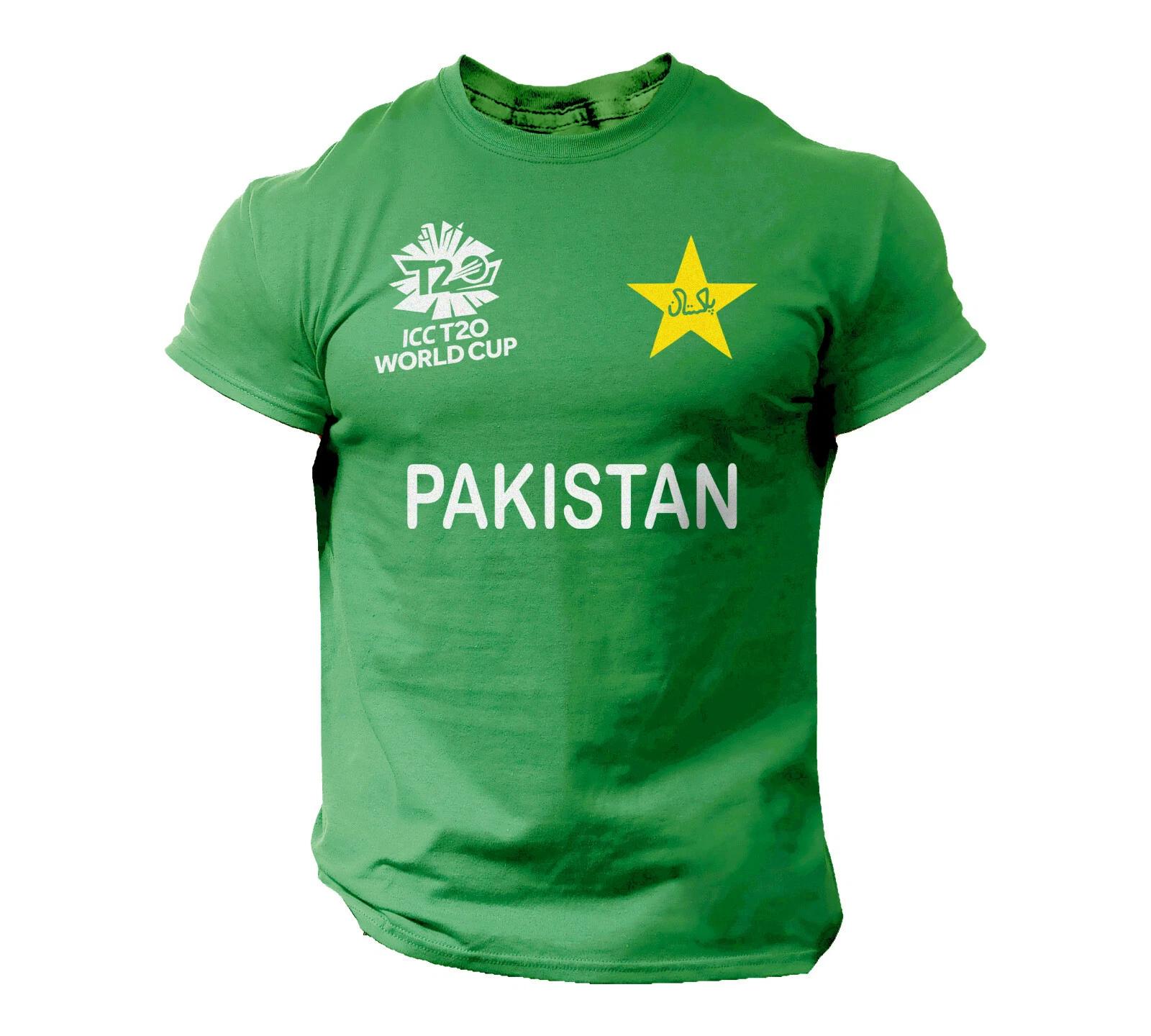 Pakistan Cricket T20 Worldcup 2021 Team Supporters T-Shirt 100% Cotton S