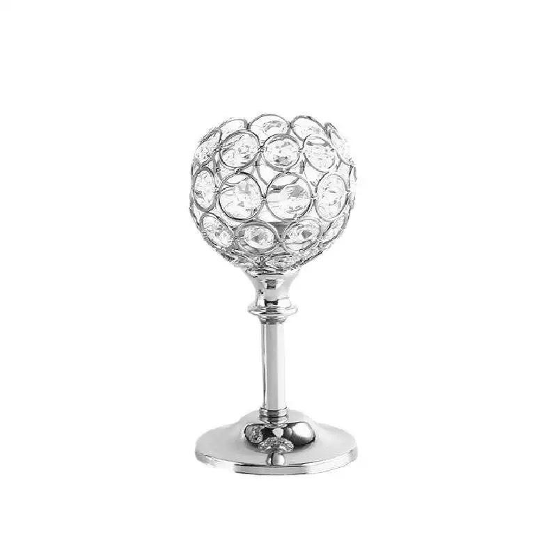 Creative Crystal Ball Candlestick Ornament - Party Wedding Candlelight Dinner Decorations