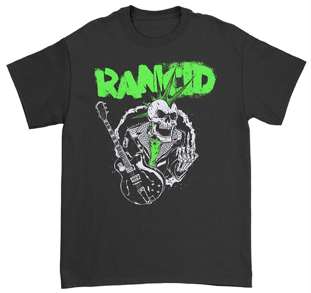 Rancid Skeleton Guitar T-Shirt XXXL