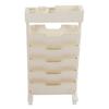 5 Tier Book Rack Multifunctional Removable Bookcase Multilayer Storage Rack for Dormitory   Classroom