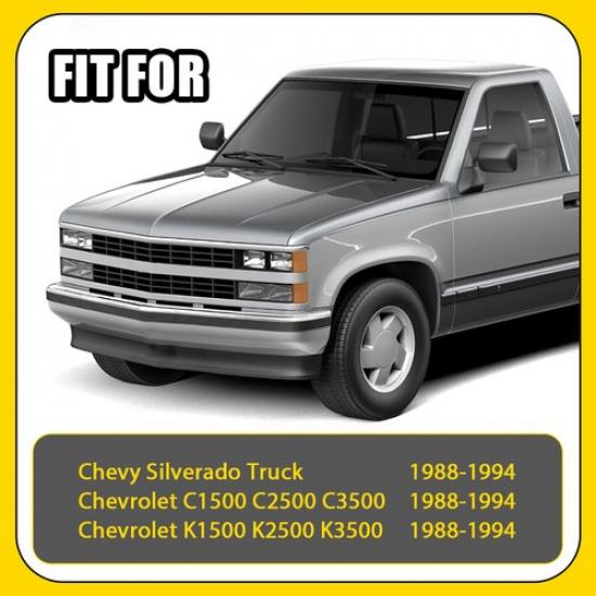 For 1988-1994 Chevrolet C1500 C2500 C3500 Dash Mat Dashboard Cover Dashmat Gray