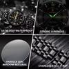 POEDAGAR Sport Casual Man Wristwatch Waterproof Stainless Steel Luminous Original Watch Date Week Quartz Watches Reloj