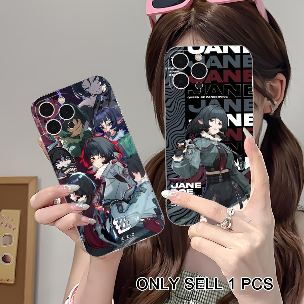 ZZZ Jane Doe Phone Case for iPhone 17 16 15 14 13 12 11 X XR XS Air Pro Max Plus Mini Soft TPU Clear Cover