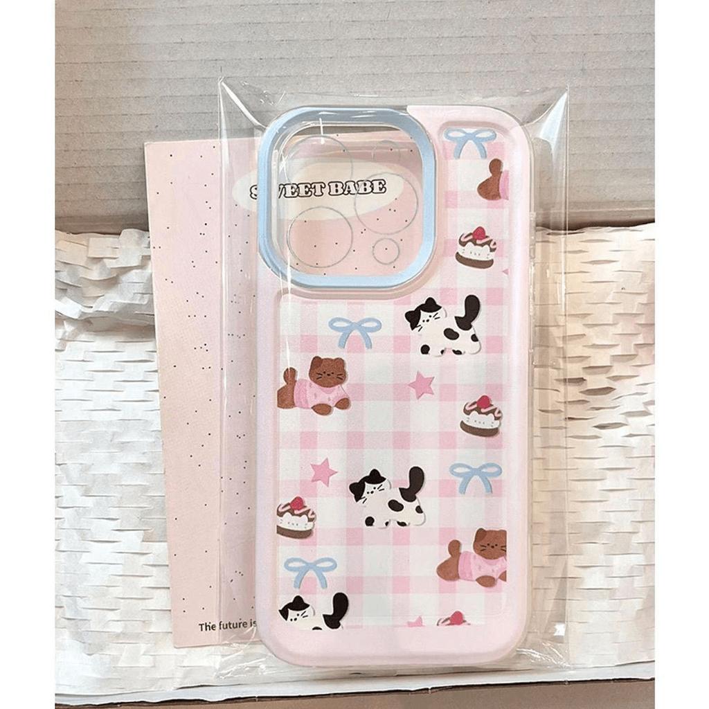 The new cat dessert is suitable for 16 15 mobile phone case Apple 14PROMAX soft case 13 transparent 12 cute 11/7.