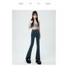 Straight-leg Micro-flared Pants Slim Stretch Pants