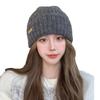 Ear Protection Warm and Cold Proof Knitted Hat  Large Head Circumference  Face Showing Small Wool Blended Japanese Cold Hat for Men