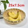 Natural Handmade Bamboo Baskets Fruit Vegetables Bread Rattan Steamed Storage Basket Home Tableware Storage Box Bread Basket
