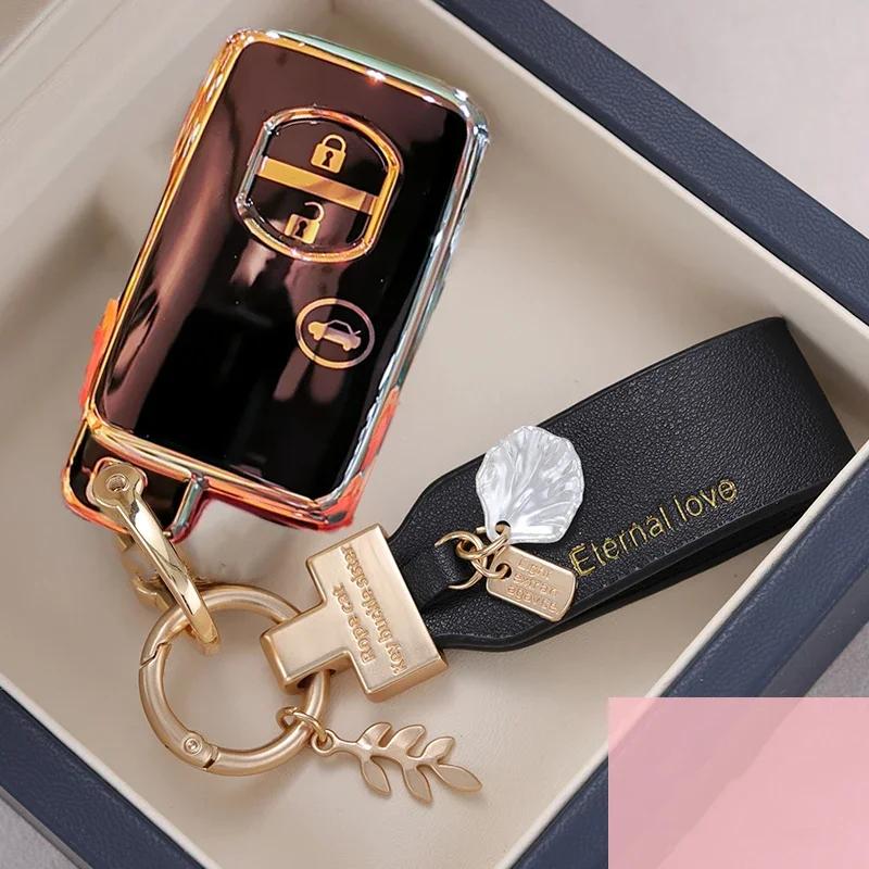 

Soft TPU Car Key Case for Toyota Aqua RAV4 Land Cruiser Camry Prado Corolla Prius Cover Keyless Remote Fob 3 4 Buttons 2013 2014