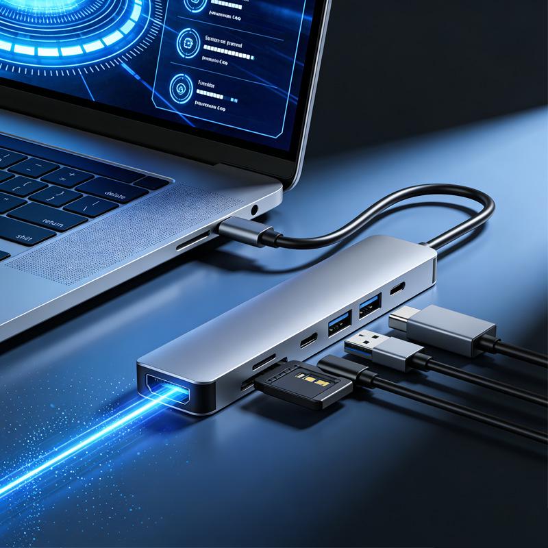 USB-C Multifunction Docking Station with 4K HDMI Converter