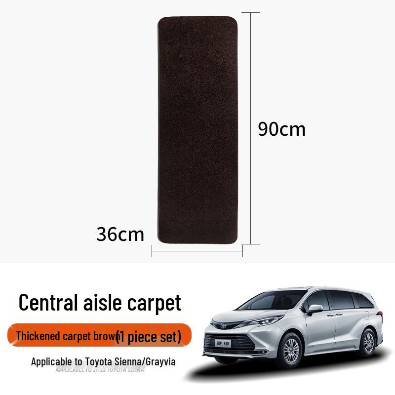 Toyota Sienna Middle Row Starry Sky Carpet Floor Mats for Gravia Decoration