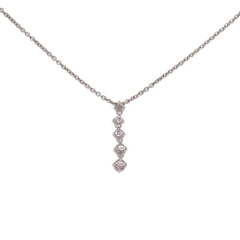 MIKIMOTO Necklace K18 White Gold Women