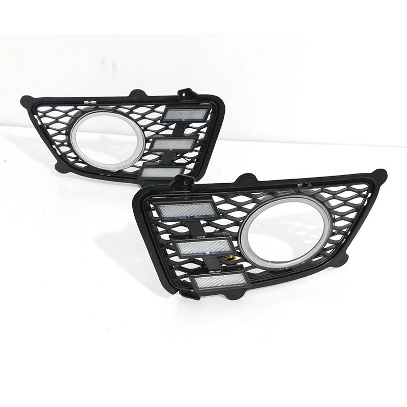 

2PCS LED Daytime Running Light For Sportage 2007-2012 Dimming Style Relay Waterproof ABS 12V Car LED DRL Lamp Daylight 1 pair(L+R)