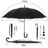 Long Umbrella for Men and Teflon 210T Large Size Suitable for Rainy Season and Sunny Includes Storage Pouch Lightweight & WindproofAnntrue Women,