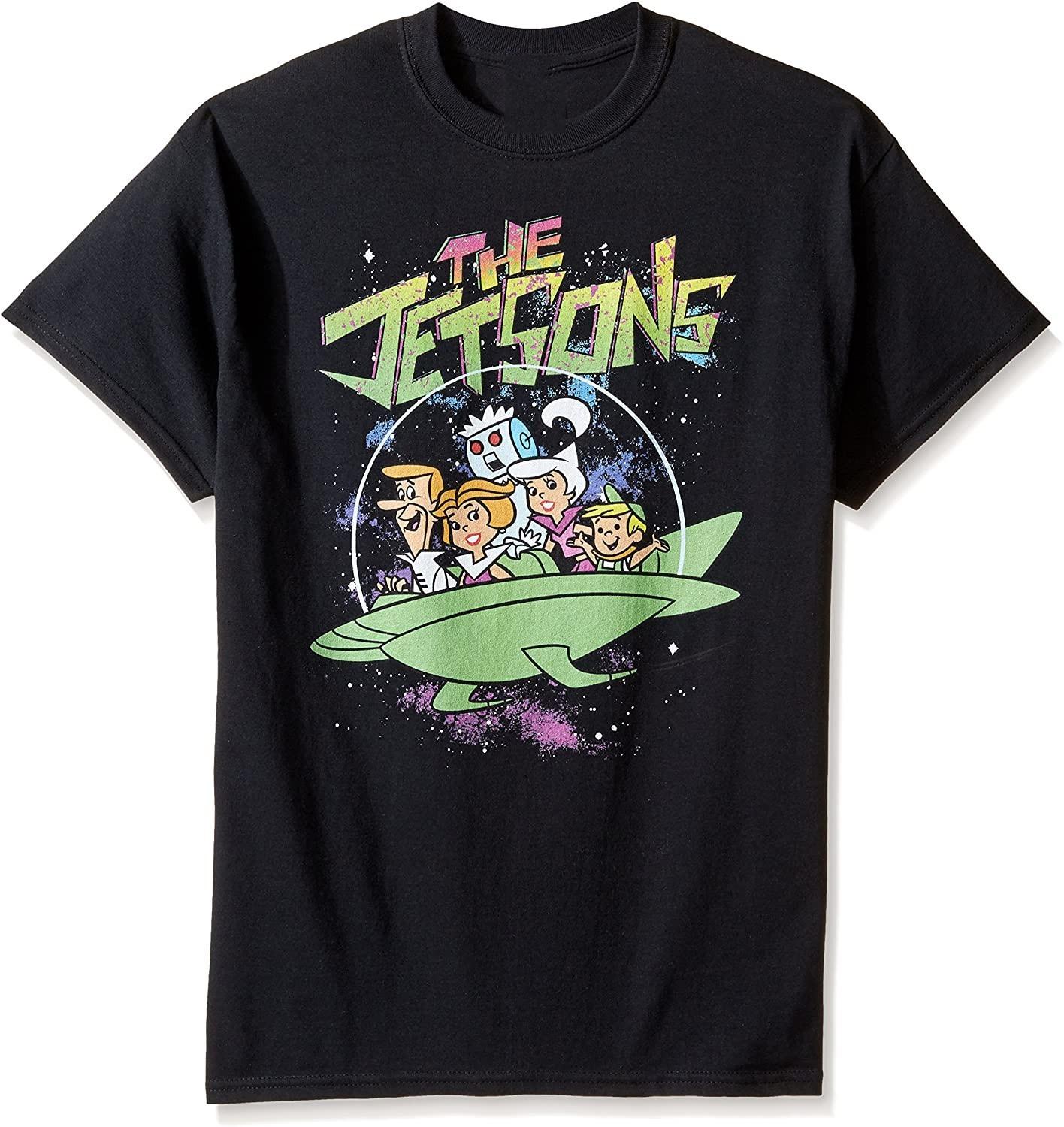 THE JETSONS Shirt So Funny Cartoon Black Cotton All Size Unisex S-5XL EM0810 Unisex T-Shirt XXXL