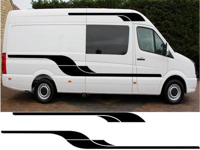 Car Long Side Stickers Graphics Camper Van Auto Racing Decals For Fiat Ducato Vinyl Film Accessories DIY Decoration