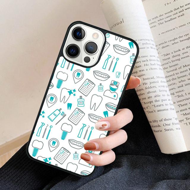 Dental Definitions Tooth Phone Case Back Cover for iPhone 17 Air 16 15 14 13 11 12 Pro Max Plus Fundas Coque