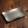 Vintage Stainless Steel Wave Serving Tray