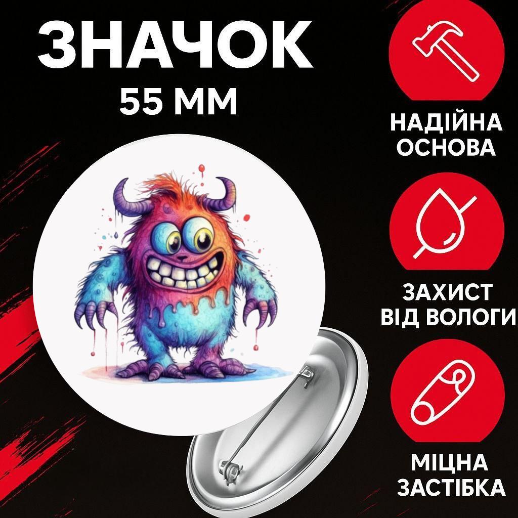 

Значок Мої Співаючі Монстри май сингинг монстер My Singing Monsters на шпильці на рюкзак 55 мм 1 шт 55 різнокольоровий