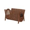Periodical Storage Basket Handwoven Holder with Handles Wicker