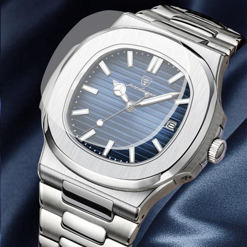 Poedagar Orologio da polso da uomo alla moda, impermeabile, luminoso