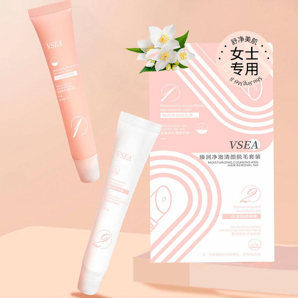 Effective Lip Hair Remover Men Women Painless Gentle Aloe Removal Skin Moisturizing Gel Lip Car T9Y1