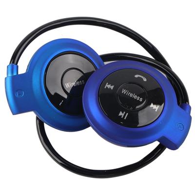 Bluetooth sluchátka do uší s potlačením hluku a mikrofonem pro iOS a Android, modrá