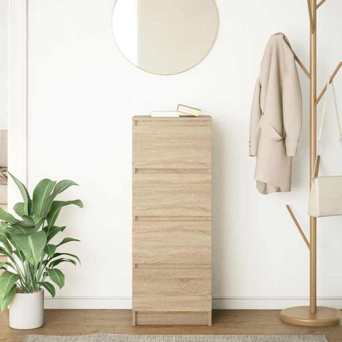 VidaXL Buffet Sonoma Oak 37.5x35x99 Cm Engineered Wood, Storage Furniture, Kitchen Storage Furniture, Furniture of 861699