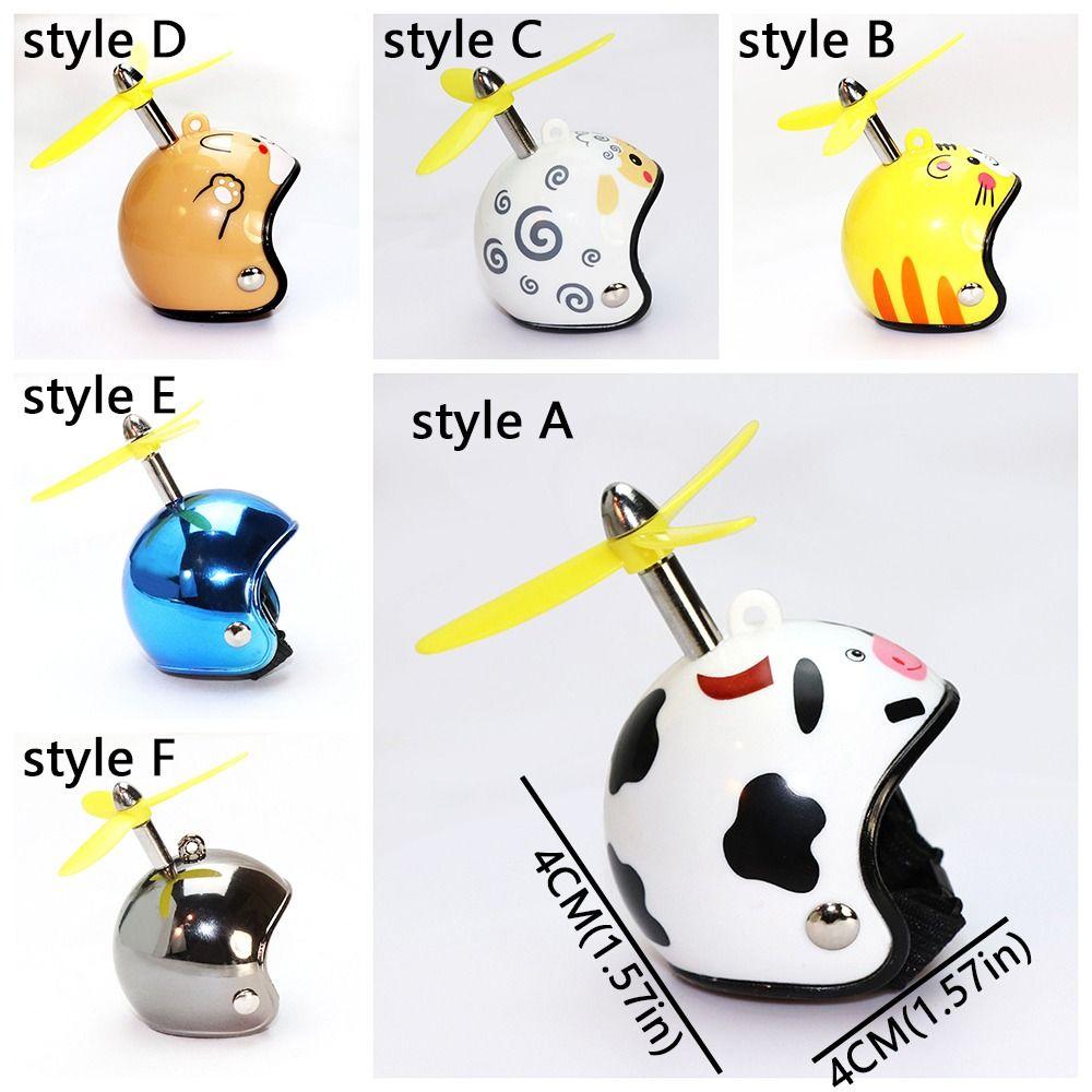 Sun Protection Pet Parrot Safety Helmet Waterproof with Propeller Animal Pattern Helmet Plastic Motorcycle Style