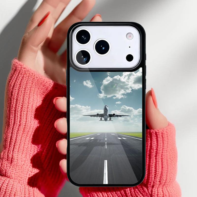 Airplane Plane Aircraft Phone Case for iPhone 17 16 15 14 13 Pro Max Back Cover for 12 11 Pro Coque
