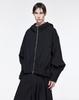 Songzio Songzio Homme Polydart Hooded Jumper Black Sh2Jp280Bk