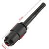 1pc SDS Max To SDS Plus Adaptor Chuck Drill Converter Shank Quick Tool 1/2x20unf