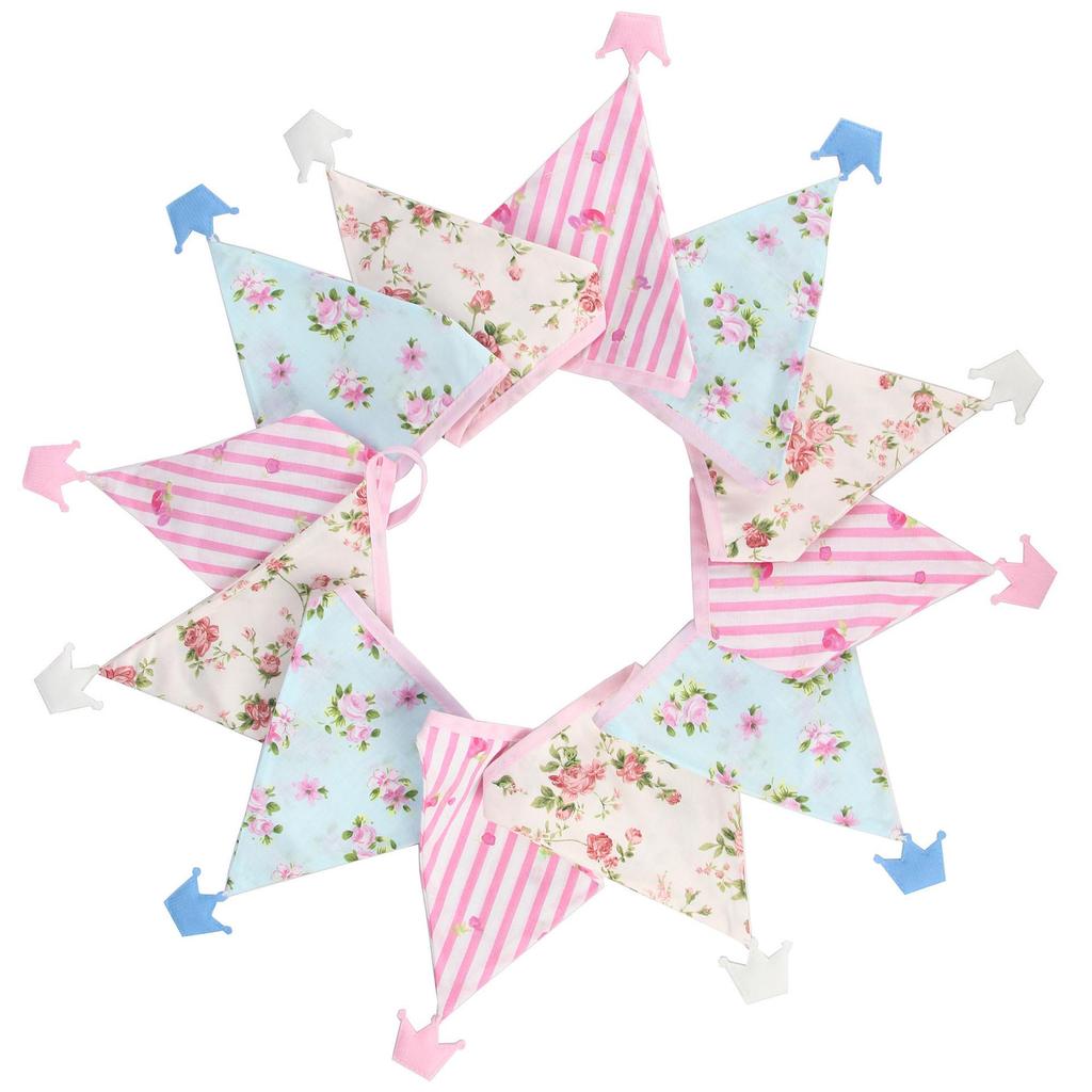 Nordic Style Cotton Triangle Banner - Tent, Wedding, Kindergarten Decoration