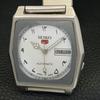 GENUINE VINTAGE SEIKO 5 AUTOMATIC 7009A JAPAN MENS WHITE DIAL WATCH A702439-5 R124-a702439
