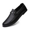Handmade Leather Shoes for Men Casual Loafers Shoes Soft Breathable Moccasins Men Black Brown Flats Fashion Brand Driving Shoes