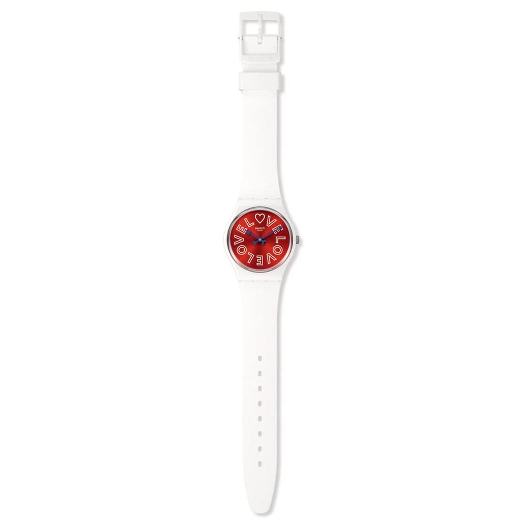 Swatch PUREST LOVE Valentine's Day Wristwatch SO28W109 White