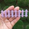 Micro-landscape Small Ornaments Eight Wooden Fences Bonsai Fences MiniThree-dimensionalSmall and Miniature