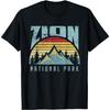Mt Zion National Park Utah Retro T Shirt T-Shirt