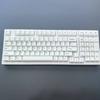 Minimalist White Japanese Keycaps For Mechanical Keyboard Cherry Profile Dye Sub PBT Suit for 61 68 75 84 87 98 AULA F75 Ajazz
