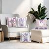 Lila Lavendel Thema Kissenbezug Bedrucktes Polyester 40/45/50cm Dekokissenbezug Dekokissen für Sofa Kissenbezug Wohnkultur