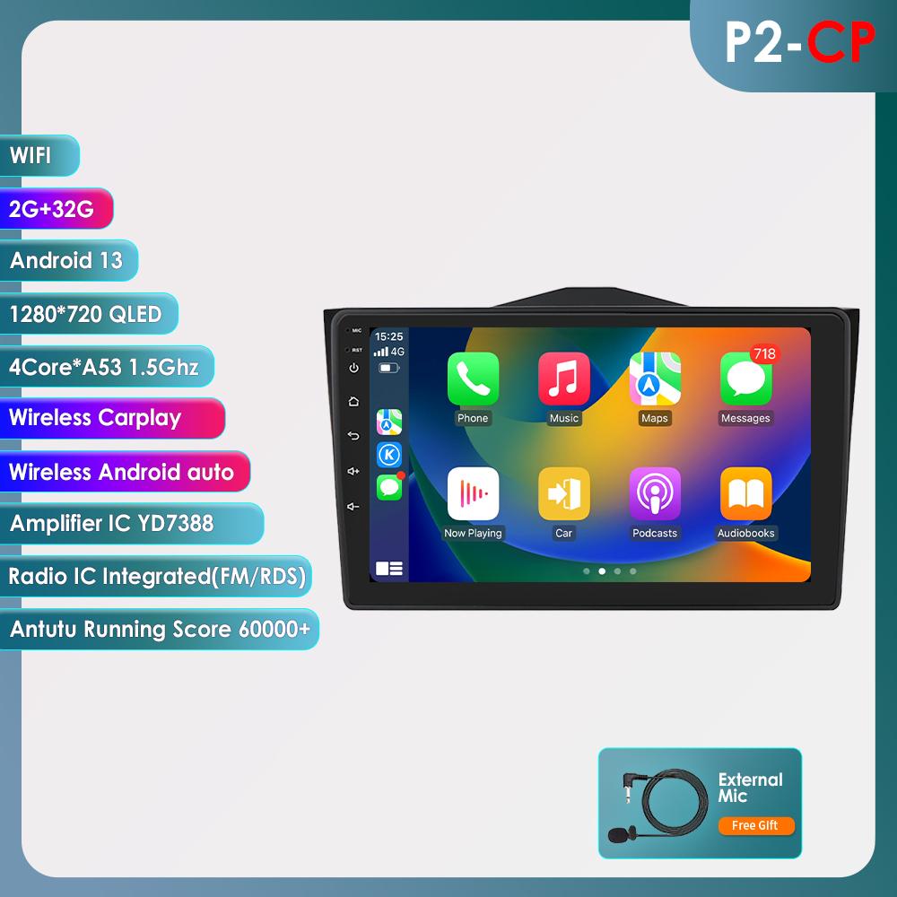 4G 2Din Android 12 Car Stereo Radio for LADA BA3 Granta Cross 2018 2019 GPS Navigation Multimedia Video Player Carplay Autoradio BT Intelligent Screen