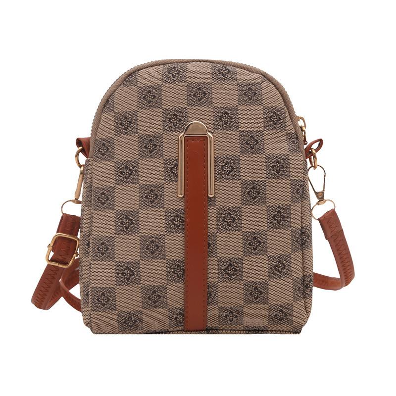 

Модная сумка кроссбоди, новый нишевый дизайн, маленькая квадратная сумка, темпераментный принт, кошелек для мобильного телефона и монет, легкая наплечная сумка