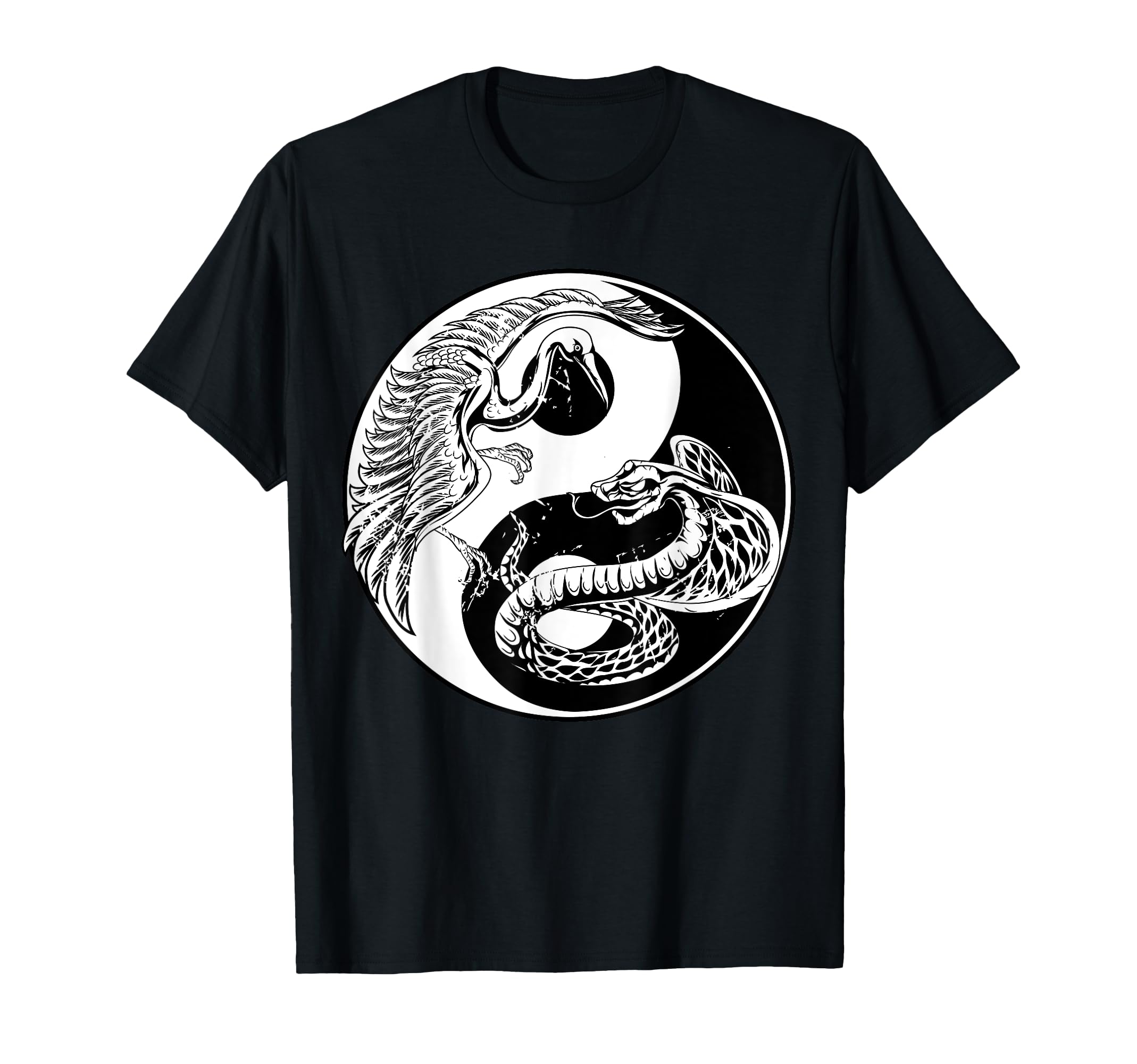 

Yin Yang Crane Snake Tai Chi Chinese Martial Arts T-shirt