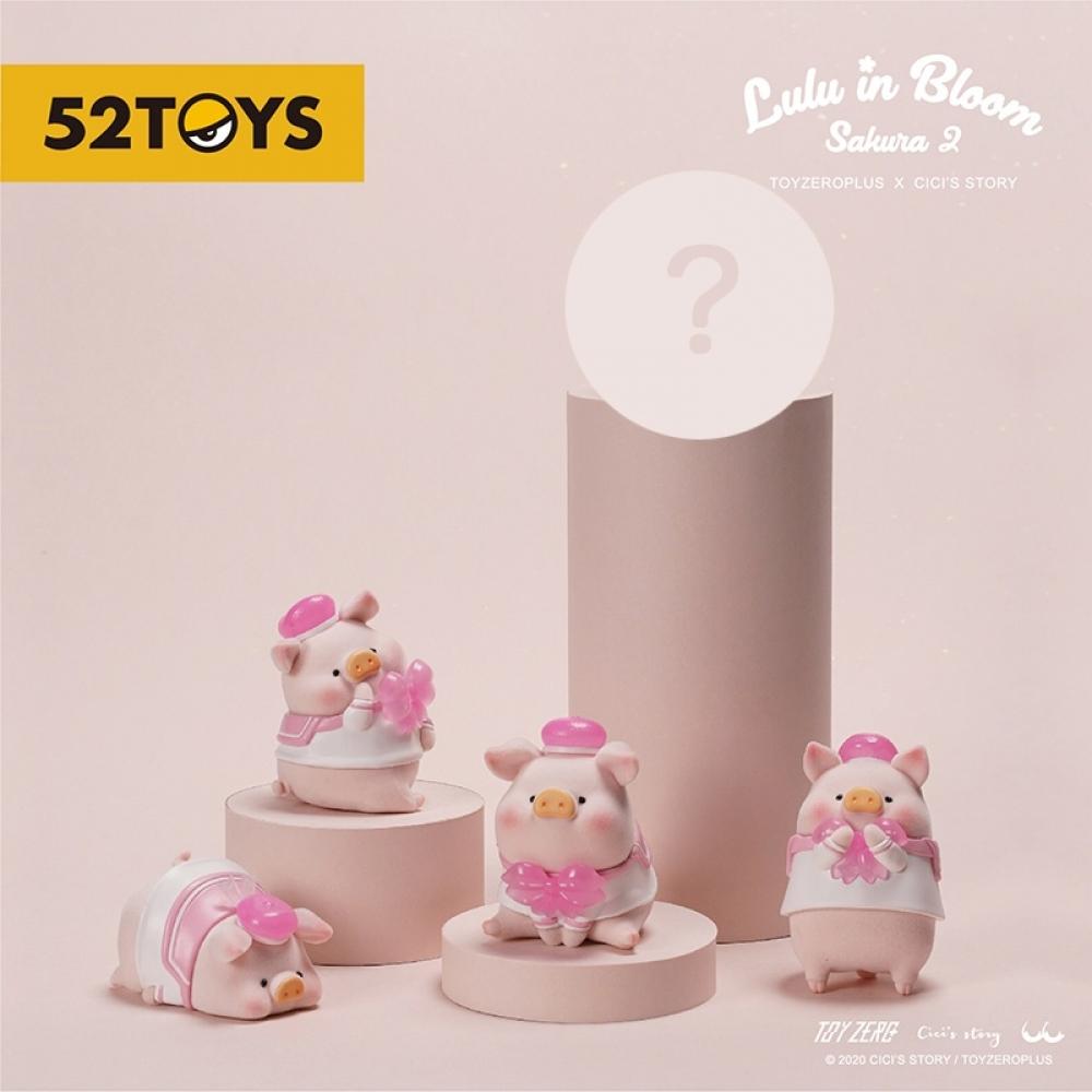 Lulu The Piggy ToyzeropluS X Cici S Story Lulu The Piggy Sakura Full Bloom SerieS 2  1boX  6pcS 