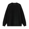 Basic Crew Neck Sweatshirt Solid Color Loose Fit Casual Pullover Men Women