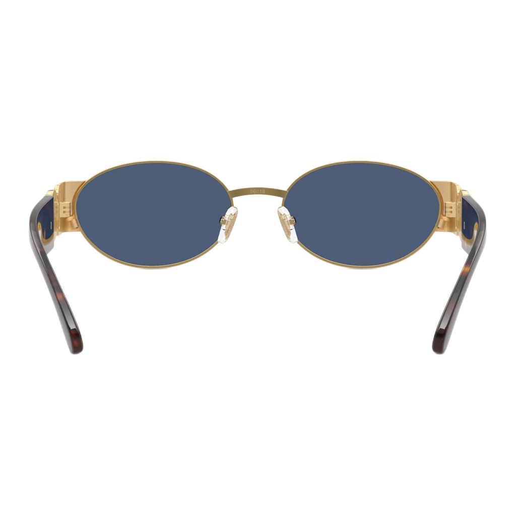 Versace Vintage Fashion Logo Oval Sunglasses Unisex sunglasses Tortoise 0VE2299-100280
