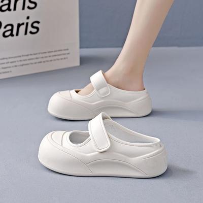 French Mary Jane Women's Shoes New Big Head Thick Soles for Women Small Leather Shoes